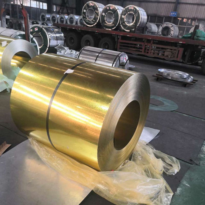 Golden Anti-Finger Print Galvalumed Steel Coil(GOLDE GL) 